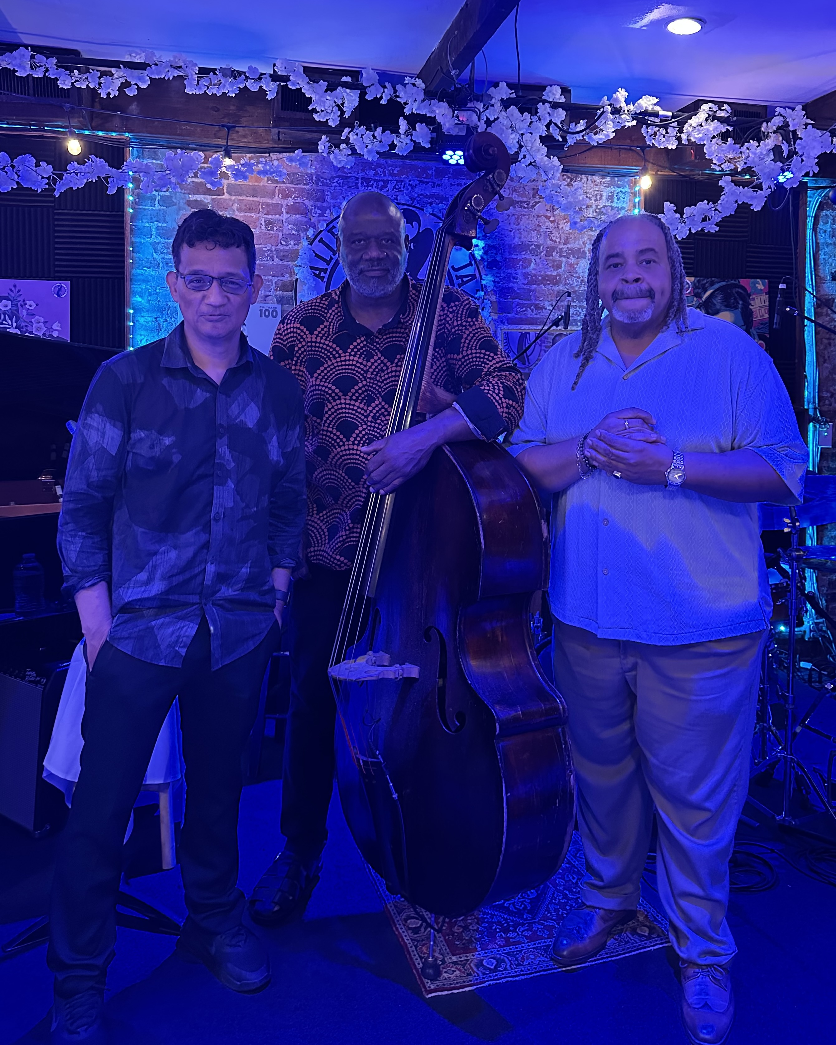 D.D. Jackson Trio: D.D. Jackson, Obasi Akoto, and Eric Kennedy at Blues Alley, July 2026